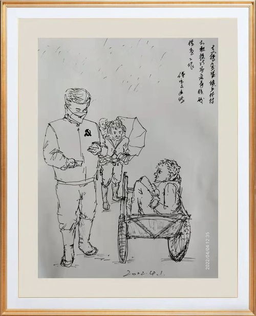 肇庆文艺志愿者执笔为戈 速写组画定格抗疫温情